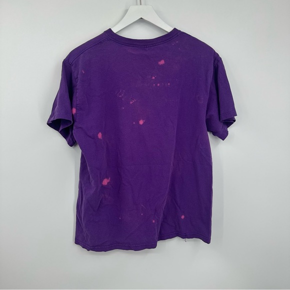 ECU Pirates Custom Bleach Splatter Short Sleeve Shirt Size Large Upcycled - Picture 5 of 5